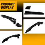 Outside Door Handle for Hyundai Elantra (2017-2020) - Left Rear, Black