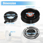 Set of 1 AC Compressor Clutch for Toyota 4Runner 4.0L (2003–2009)