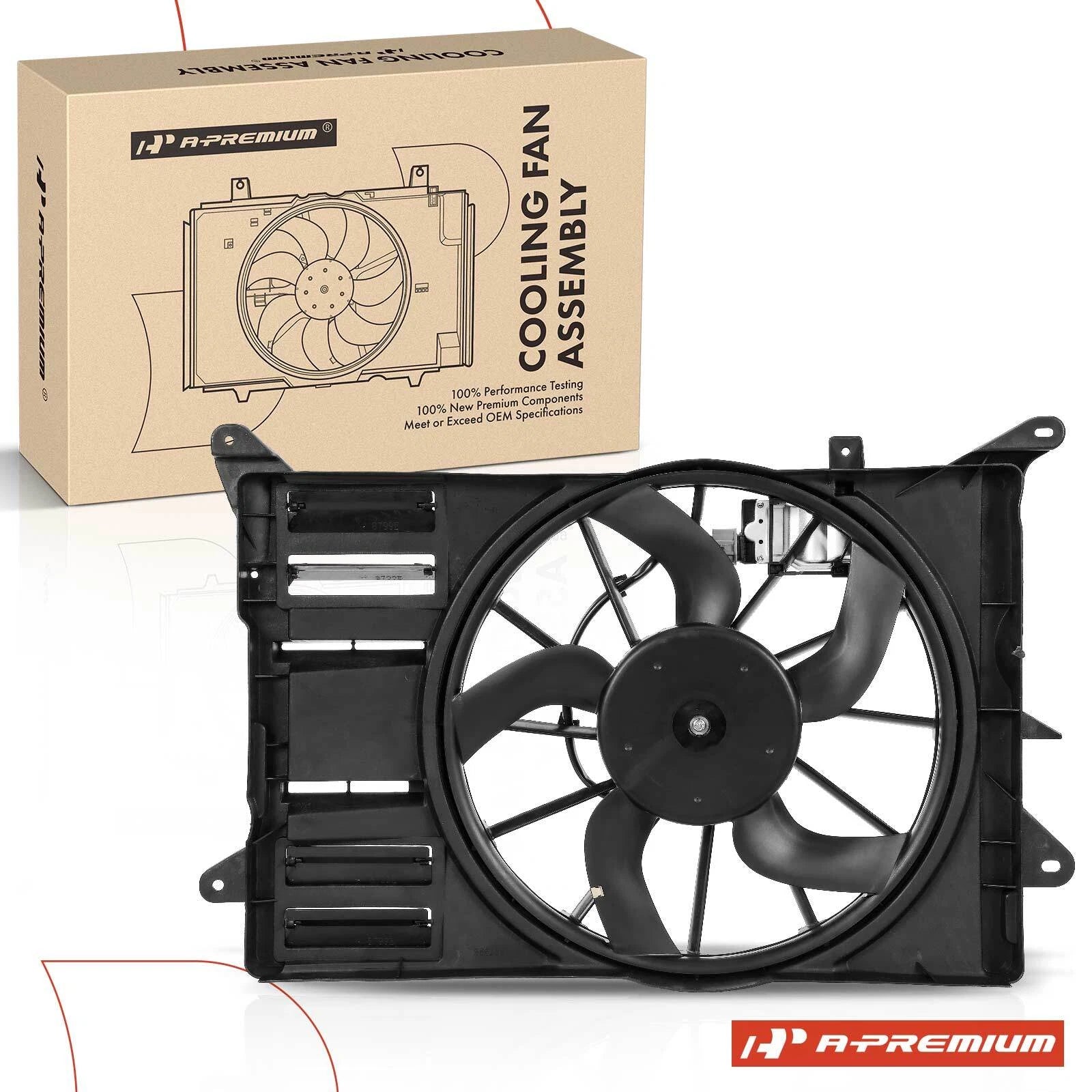 Cooling Fan Assembly with Shroud for Ford Edge (2012–2014)