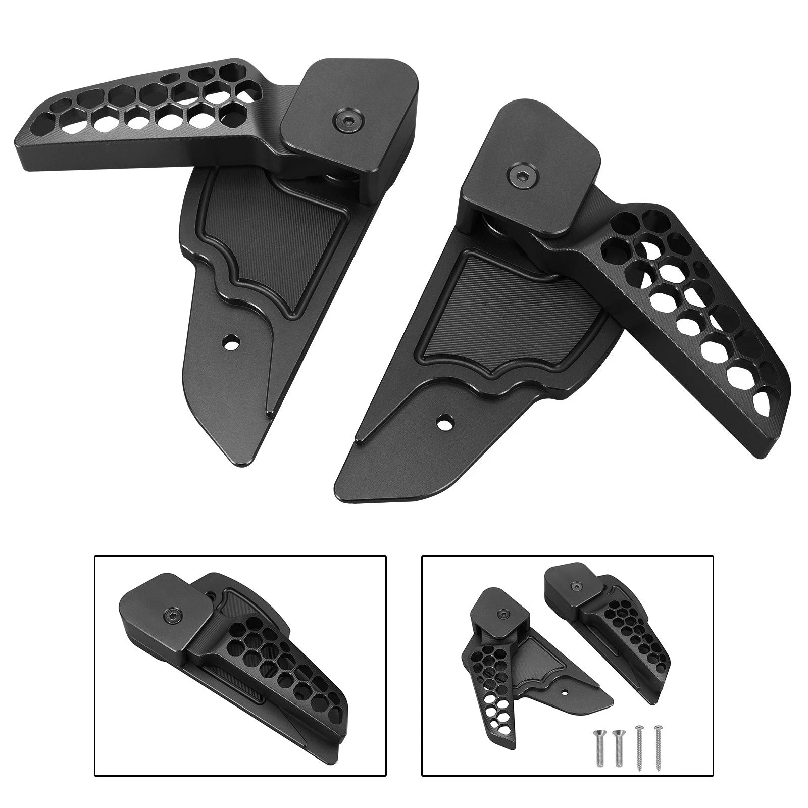 Rear Footrests Foot Pegs for Vespa Primavera/Sprint 125 150 (2017–2020)