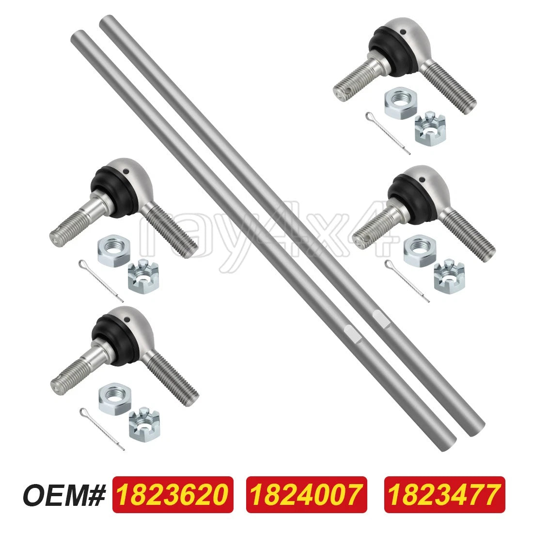 Tie Rod Ends Assembly for Polaris Sportsman XP 550 (2009–2010, 2014) #1824007 #1823477