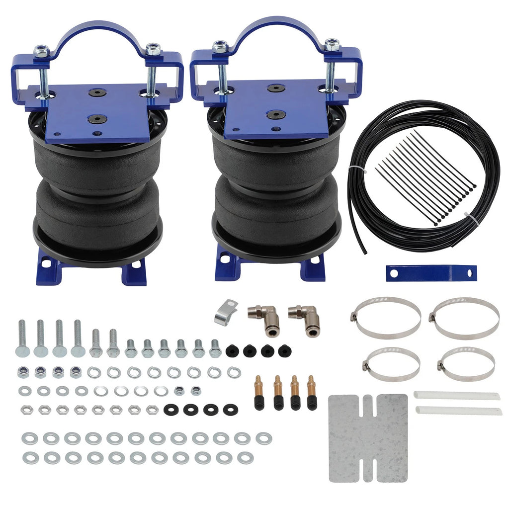 Rear Air Helper Spring Bag Leveling Kit for Chevy Silverado 2500 (2001–2023)