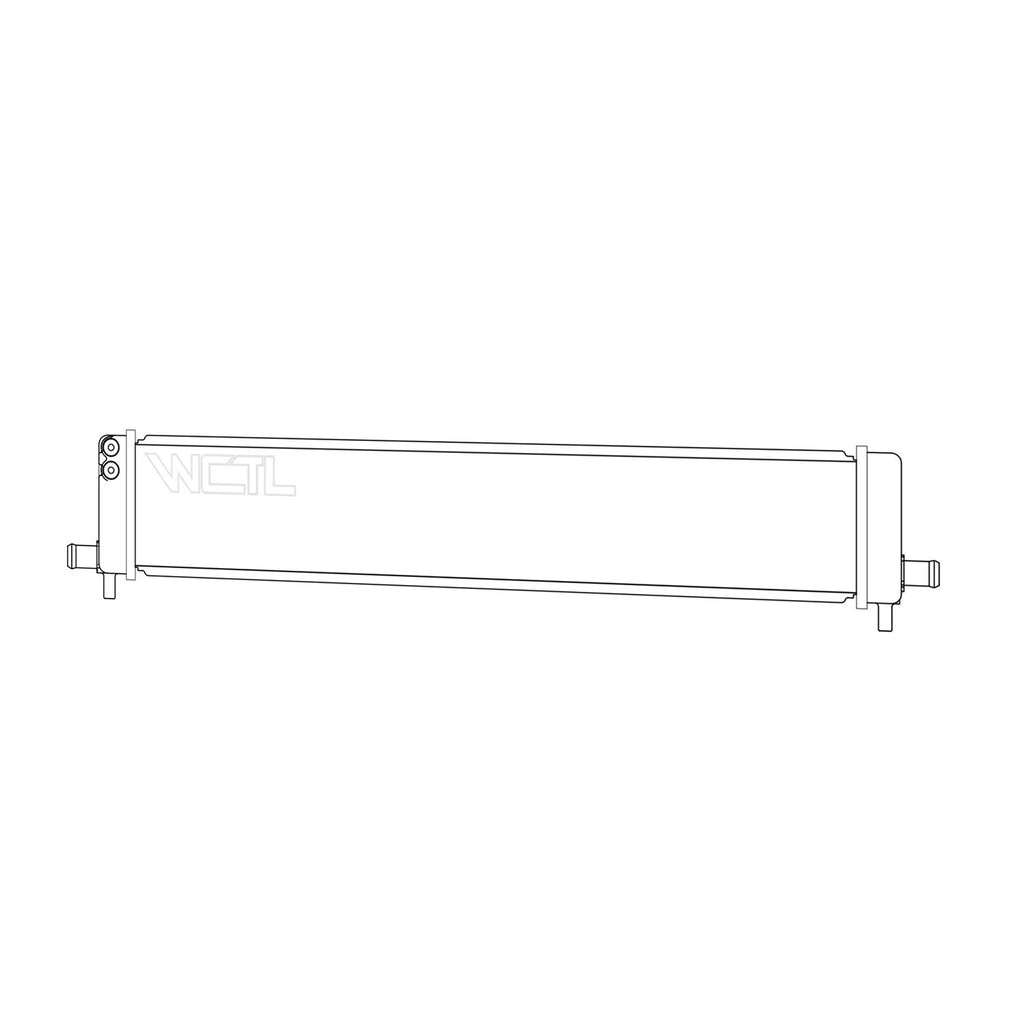 Replacement Plastic Aluminum Radiator for Toyota Hilux (2011–2015)