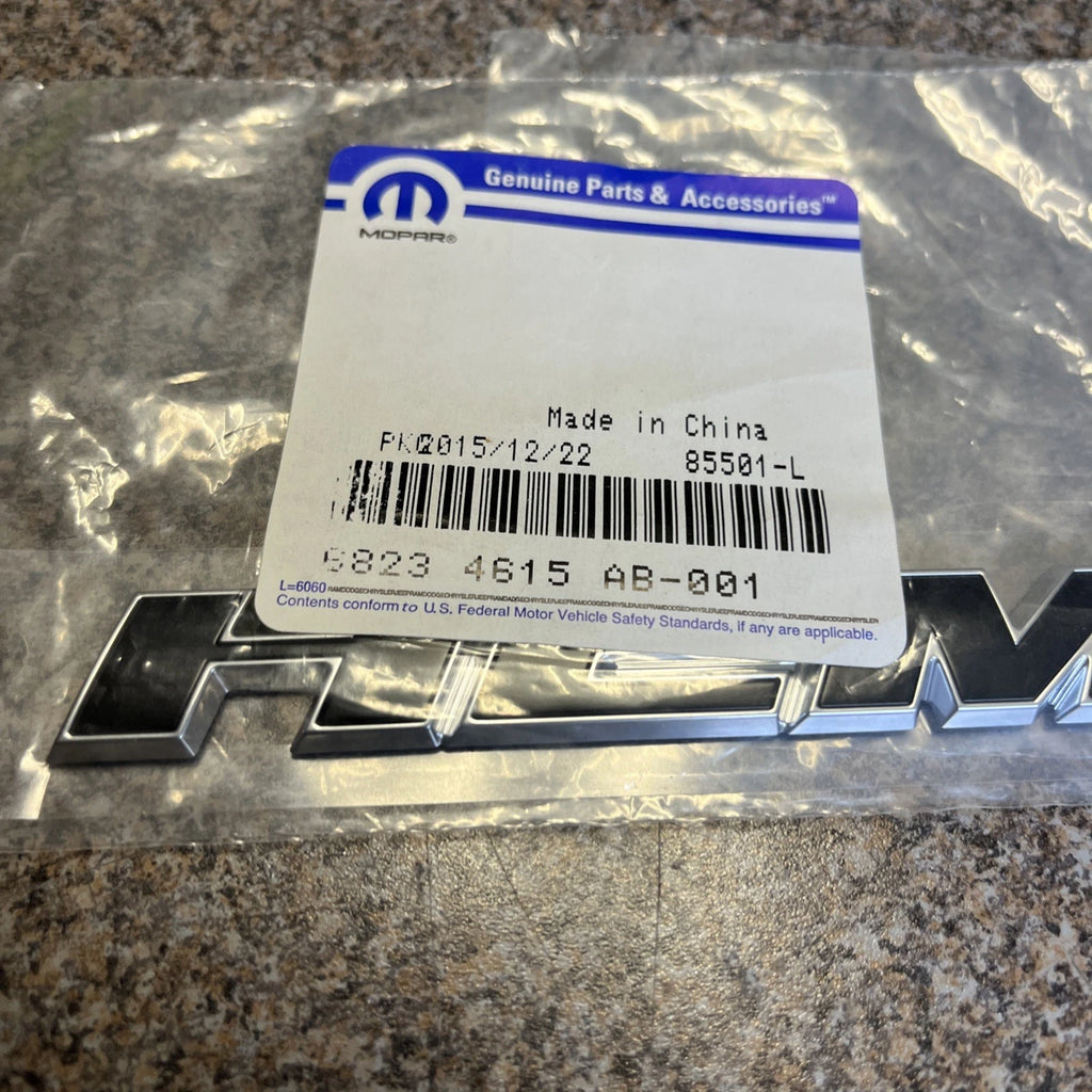 Deck Lid Emblem-R/T for Dodge Charger (2016–2019) 68234615AB