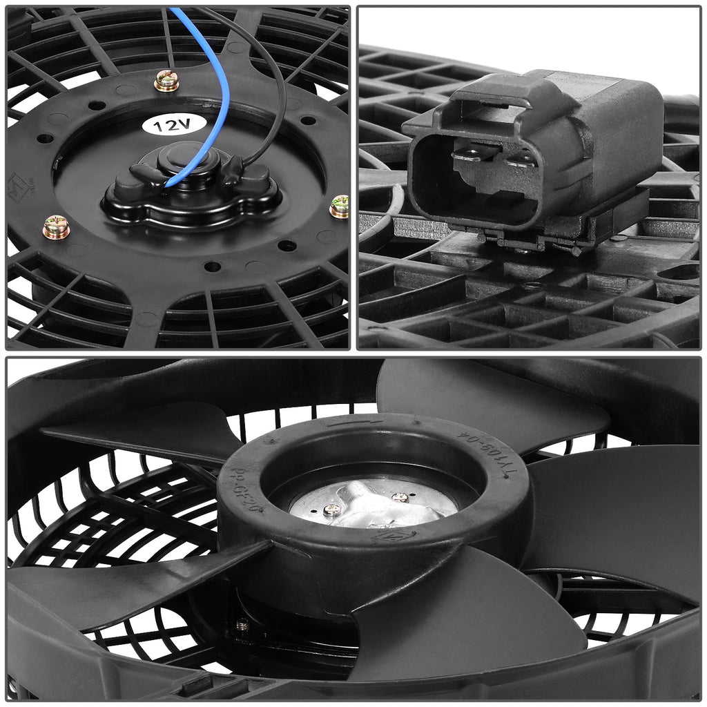 Front Cooling Radiator Fan Assembly for Toyota Corolla (1993–1995)