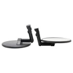 Pair of Black Round Handlebar Mirrors for Superbike Supermoto (M8 M10)