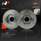 Front Disc Brake Rotors & Ceramic Pads for Nissan Armada (2004–2023)