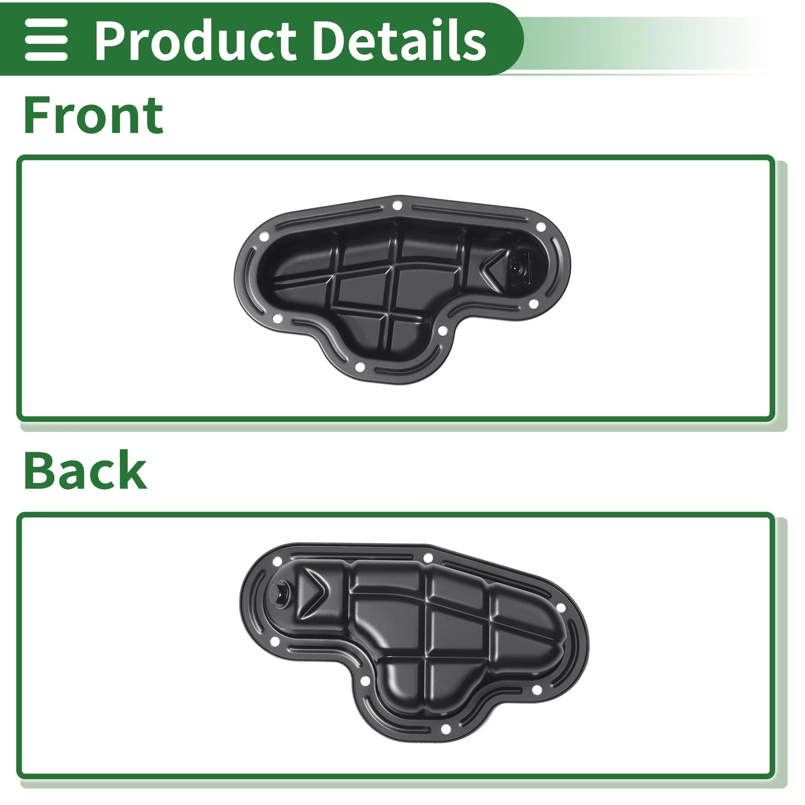 1 Pc Engine Oil Pan No.111104W010 for Nissan Pathfinder (2001–2004)