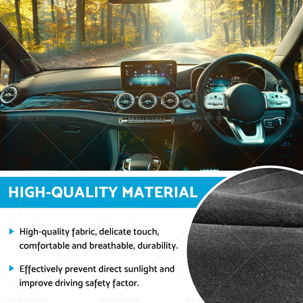 Dashboard Cover for Mercedes Vito (2014-On) - Black Dash Mat