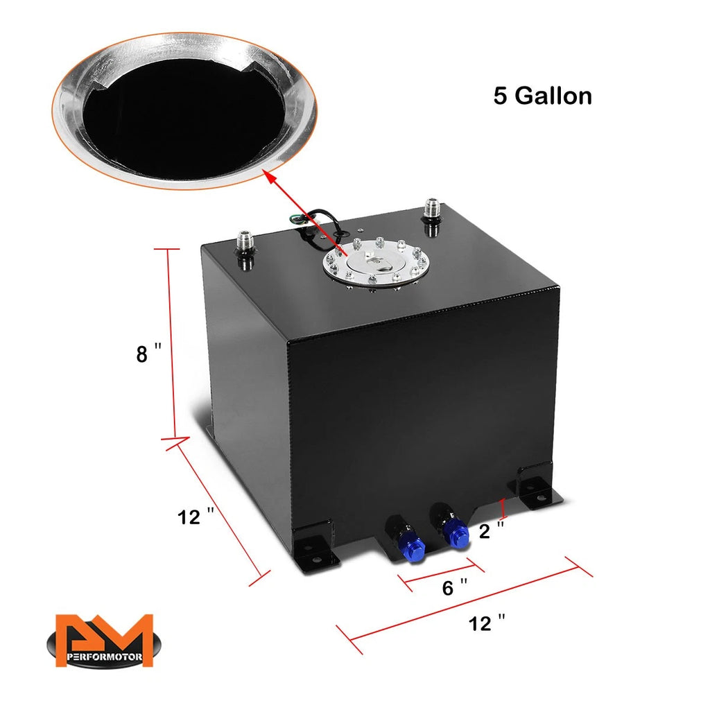 5 Gallon Lightweight Aluminum Fuel Cell for Universal Applications (N/A)