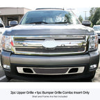 Stainless Steel Chrome Mesh Grille for Chevy Silverado 1500 (2007-2013)