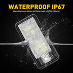 AUXITO LED License Plate Light for Audi A4 A3 A8 RS4 RS6 Q7 (2000–2023)
