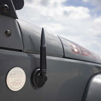 Billet Bullet Radio Antenna 5.5 in Black Carbon Fiber for 2015–2022 Jeep