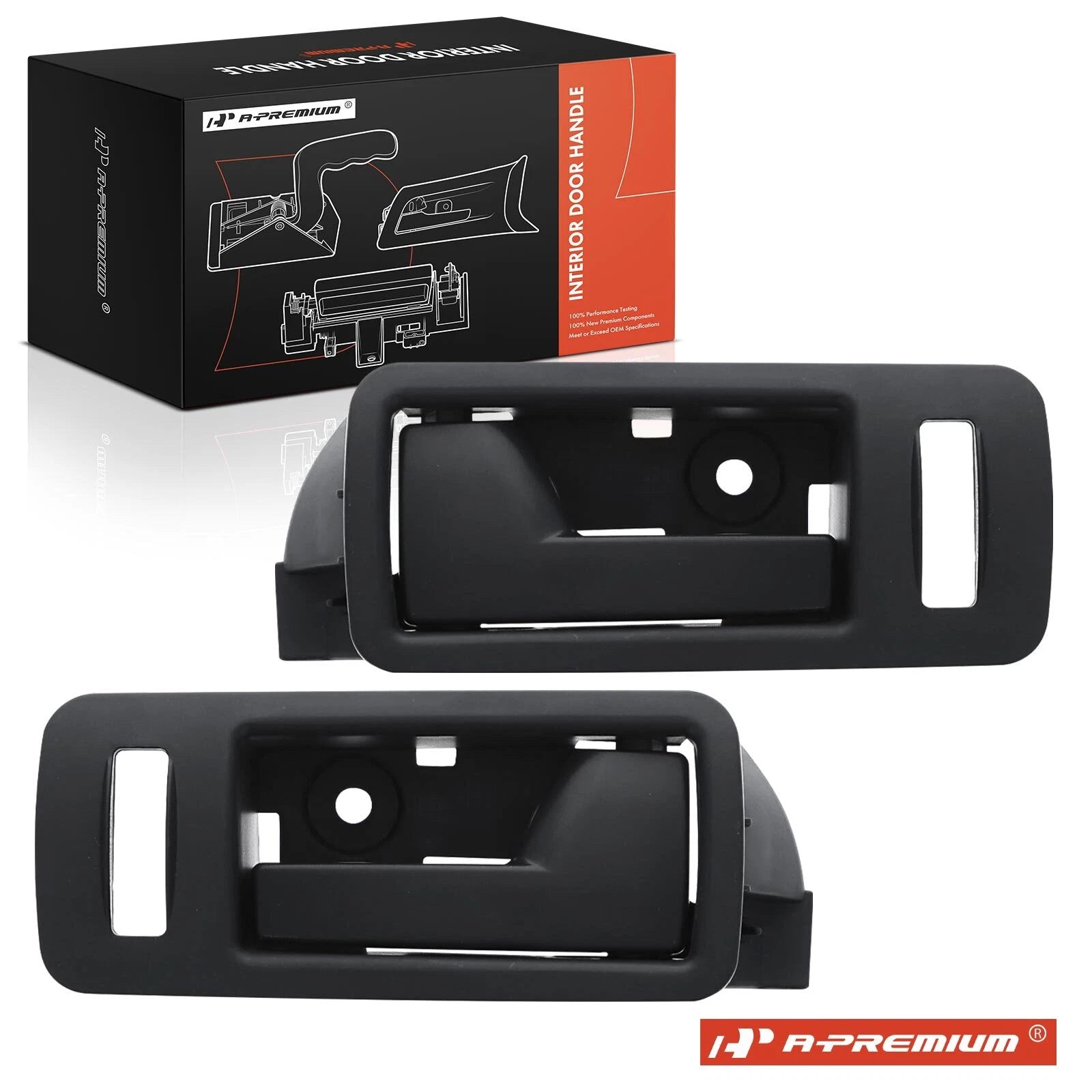 2X Front Textured Interior Door Handle for Ford Mustang (2005–2007)