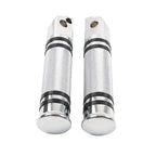 Rear Footboards Pegs for Harley Softail Fat Boy Breakout 2018-2023 Chrome