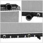 2-Row Aluminum Cooling Radiator for Freightliner 114SD/Western Star 4900 (2012–2019)