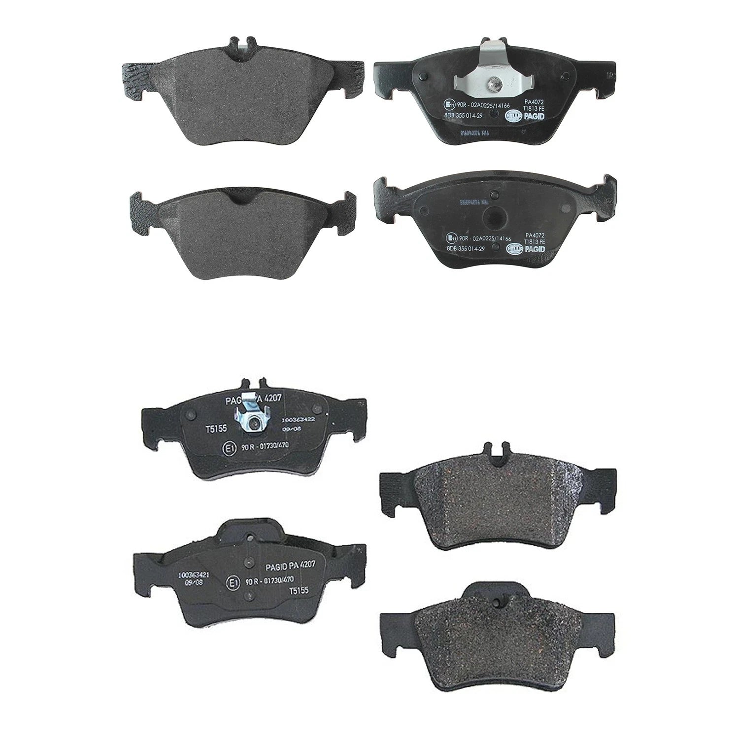Disc Brake Pads Kit for Mercedes Benz W211 E320 E350 (2003–2009)