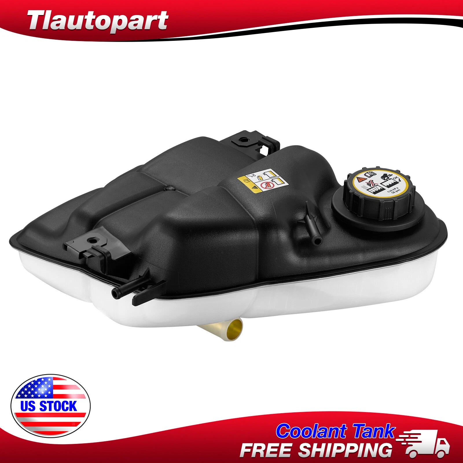 Coolant Reservoir Tank for Ford F-250 F-350 F-450 Super Duty Excursion (2003–2007)
