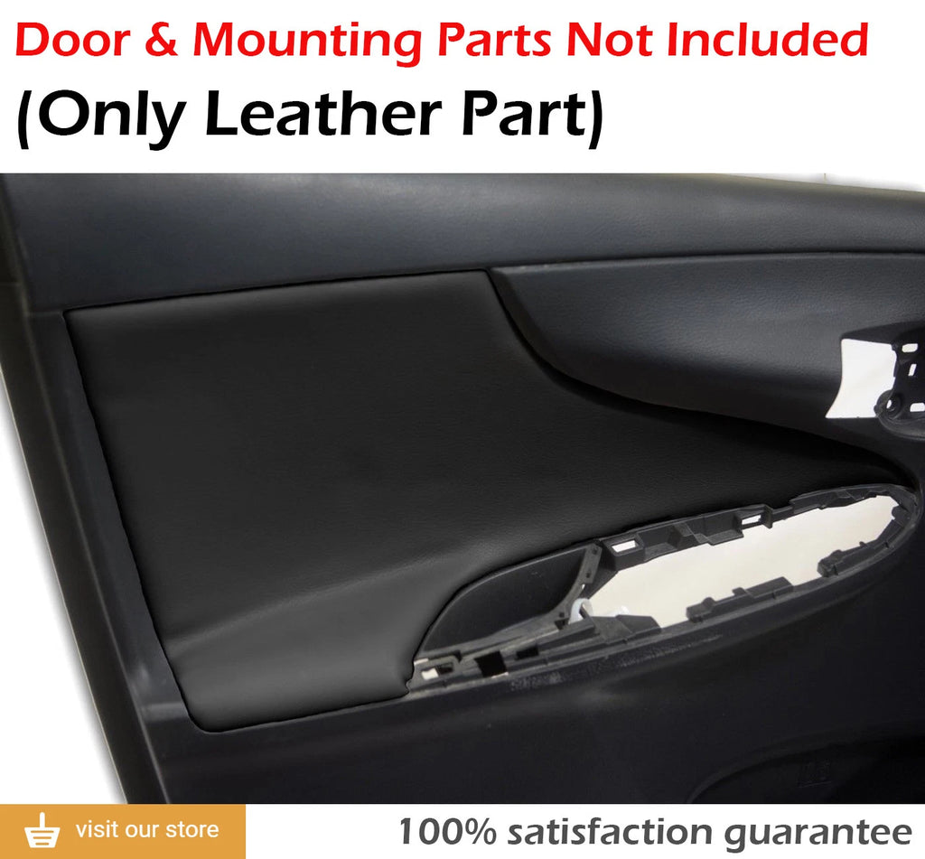 Front Left Door Panel Insert for Toyota Corolla (2009–2013) - Black Leather