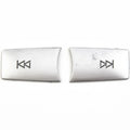 Button Covers Sequins ABS Silver for W204 W212