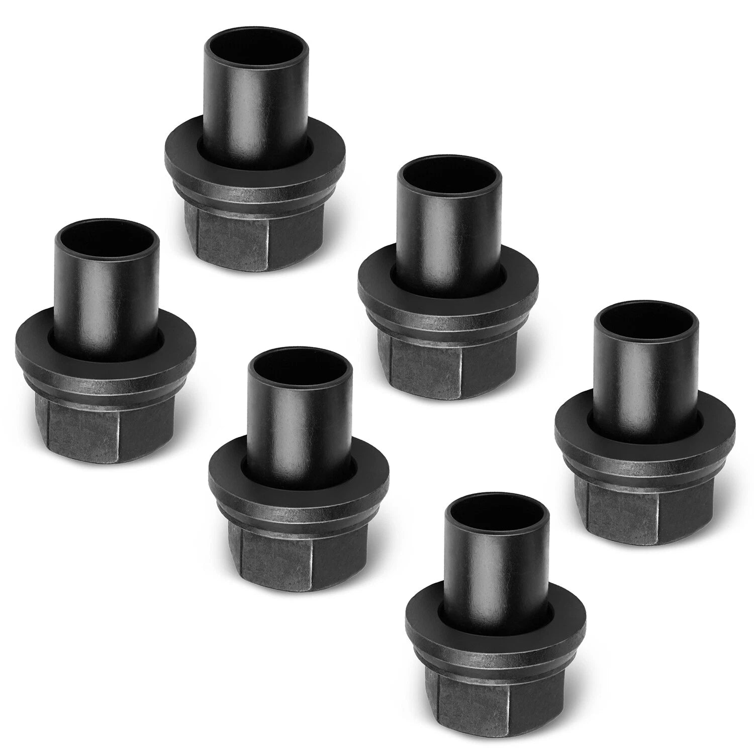 2X 28mm Sleeve Flanged M22x1.5 Wheel Nuts for Hub Pilot/Unimount