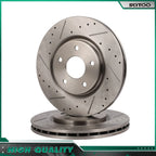 Front Brake Disc Rotors Vented for Volkswagen Routan, Dodge Journey (2012–2013)