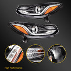 Set of 2 LED Headlights for Chevy Trax (2017–2022)