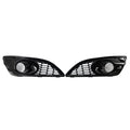 Set of 2 Front Bumper Grilles Fog Light Covers for Ford Fiesta (2012–2016)