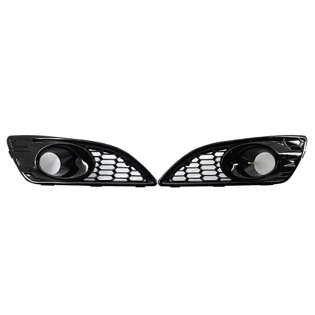Set of 2 Front Bumper Grilles Fog Light Covers for Ford Fiesta (2012–2016)
