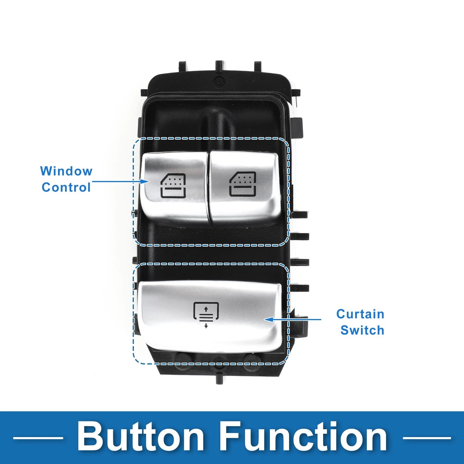 Power Window Switch for Mercedes-Benz S65 (2007–2013) No. 2229050109