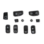 11 Pieces Control Switch Cap Buttons for Harley-Davidson Glide Road King (2014–2019) T9