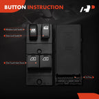 Front Left Power Window Switch for Infiniti G35, Nissan 350Z (2004–2007)