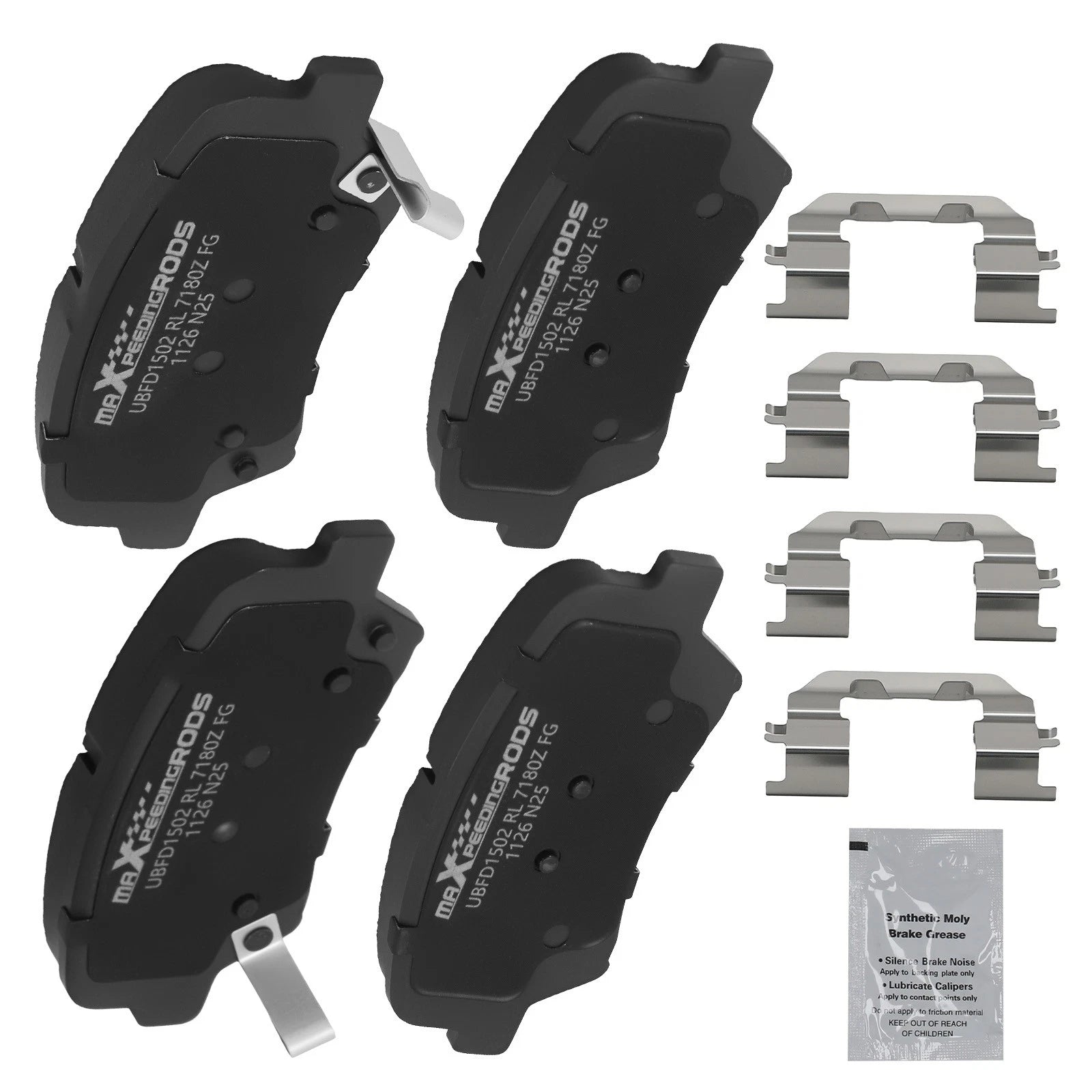 Front Ceramic Brake Pads Kit for Kia Forte/Forte Koup/Forte5 (2014-2016)