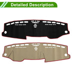 Dashboard Cover Mat for Mercedes E-Class 2010 Sun Protector Pad Black Red