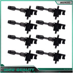 Set of 8 Ignition Coils for Infiniti Q45 (1997–2001)