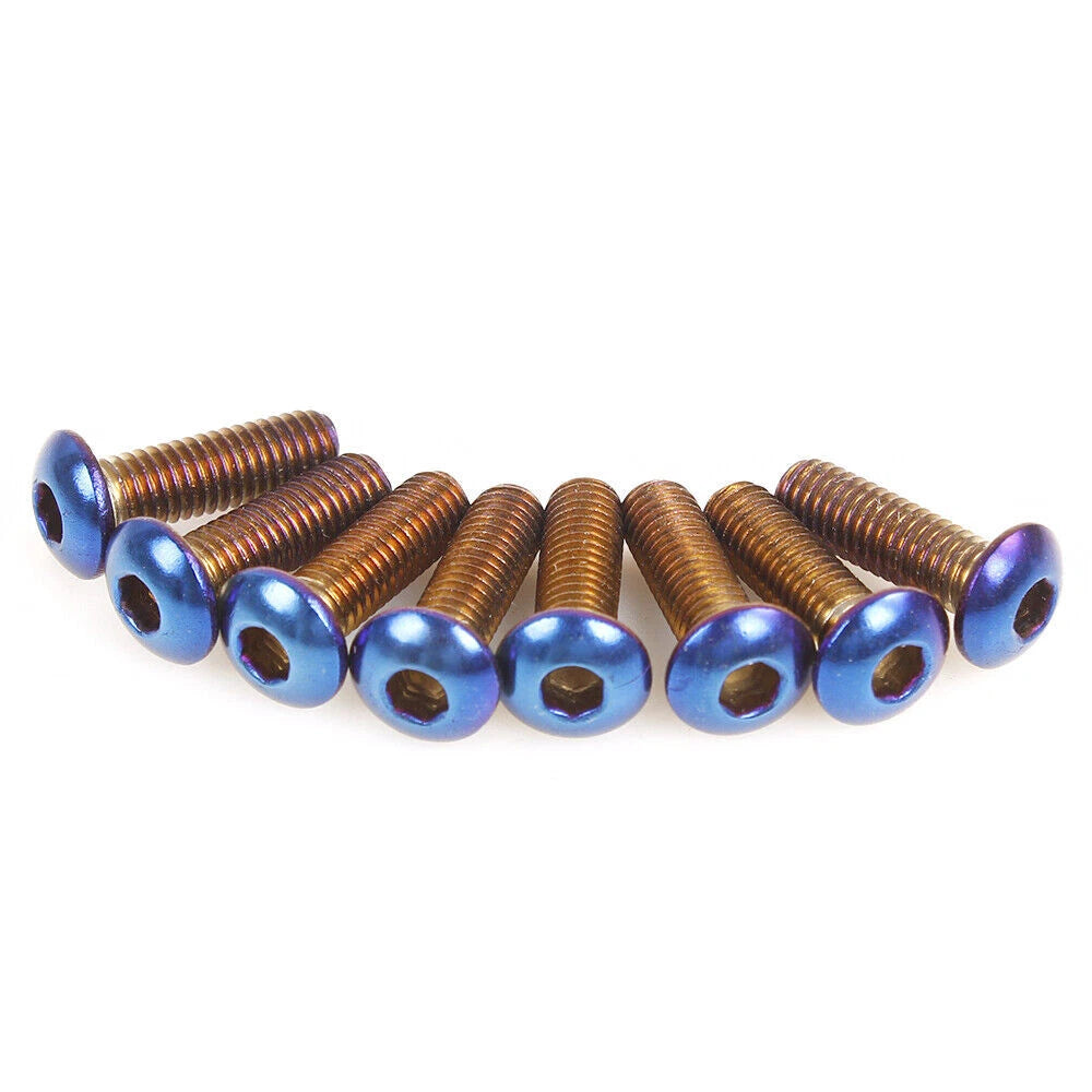 8PCS Steering Wheel Screw Kit M5x0.8 for Racing Cars