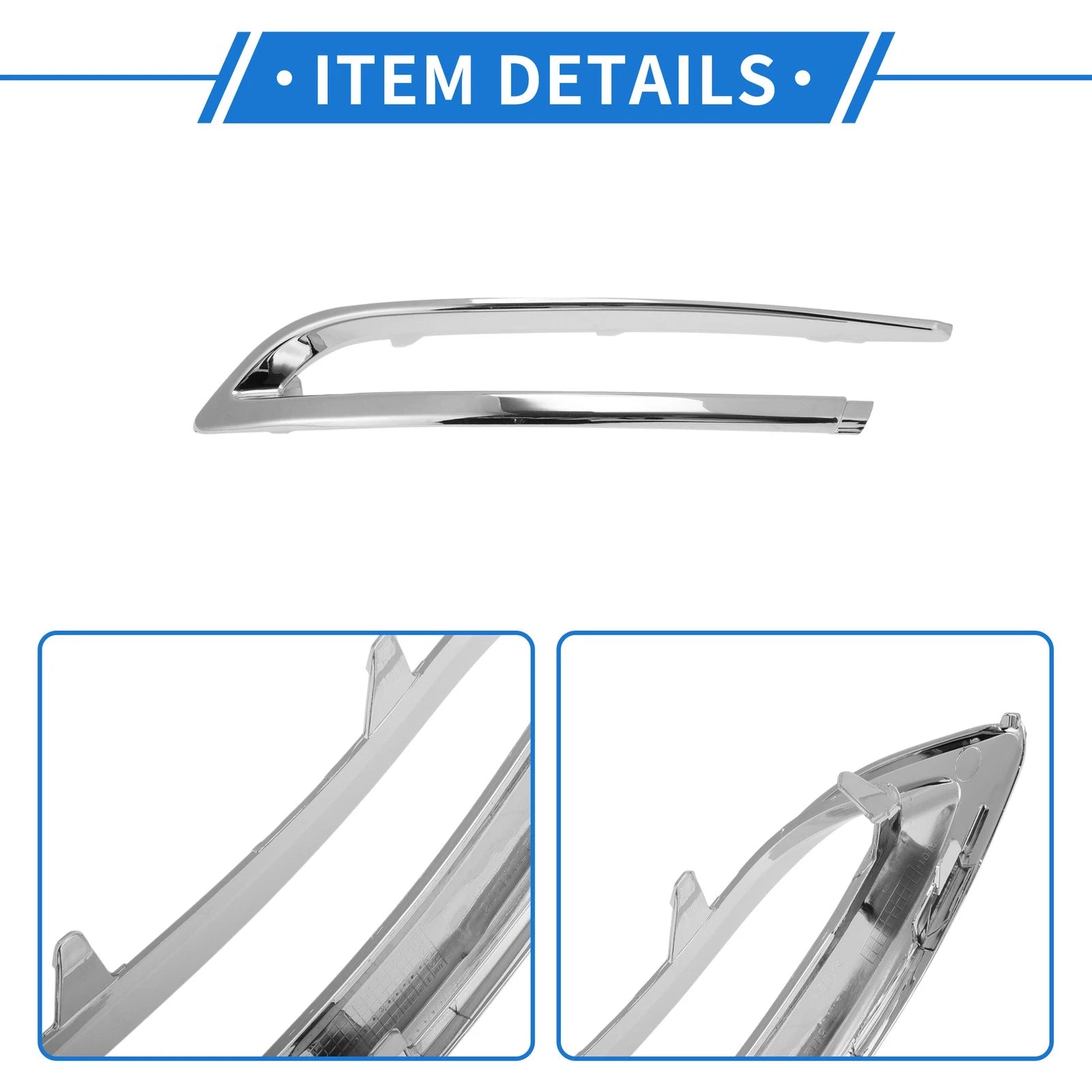 Bumper Grille Trim Garnish No. 51127341676 for BMW 5 Series (2014–2017)