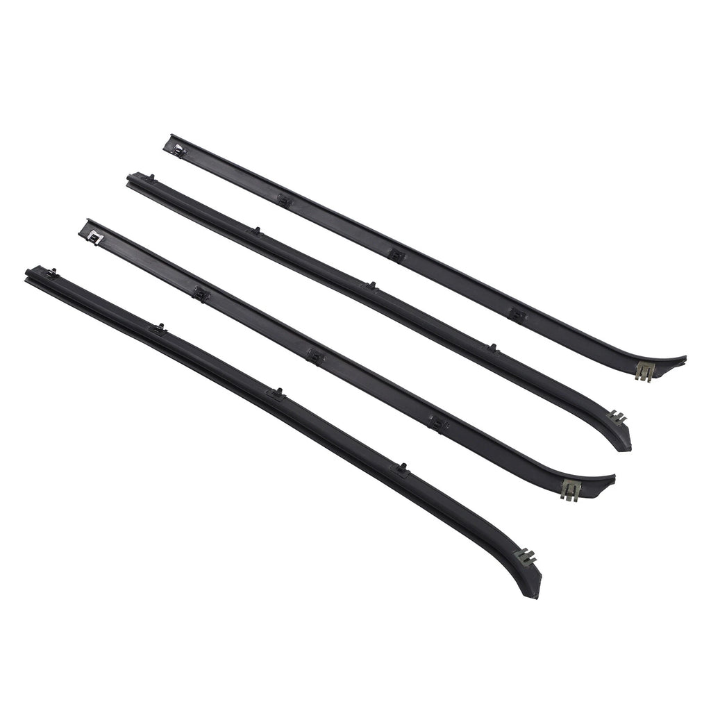 Set of 4 Door Window Weatherstrip Seals for Dodge Truck D/W (1980–1993)