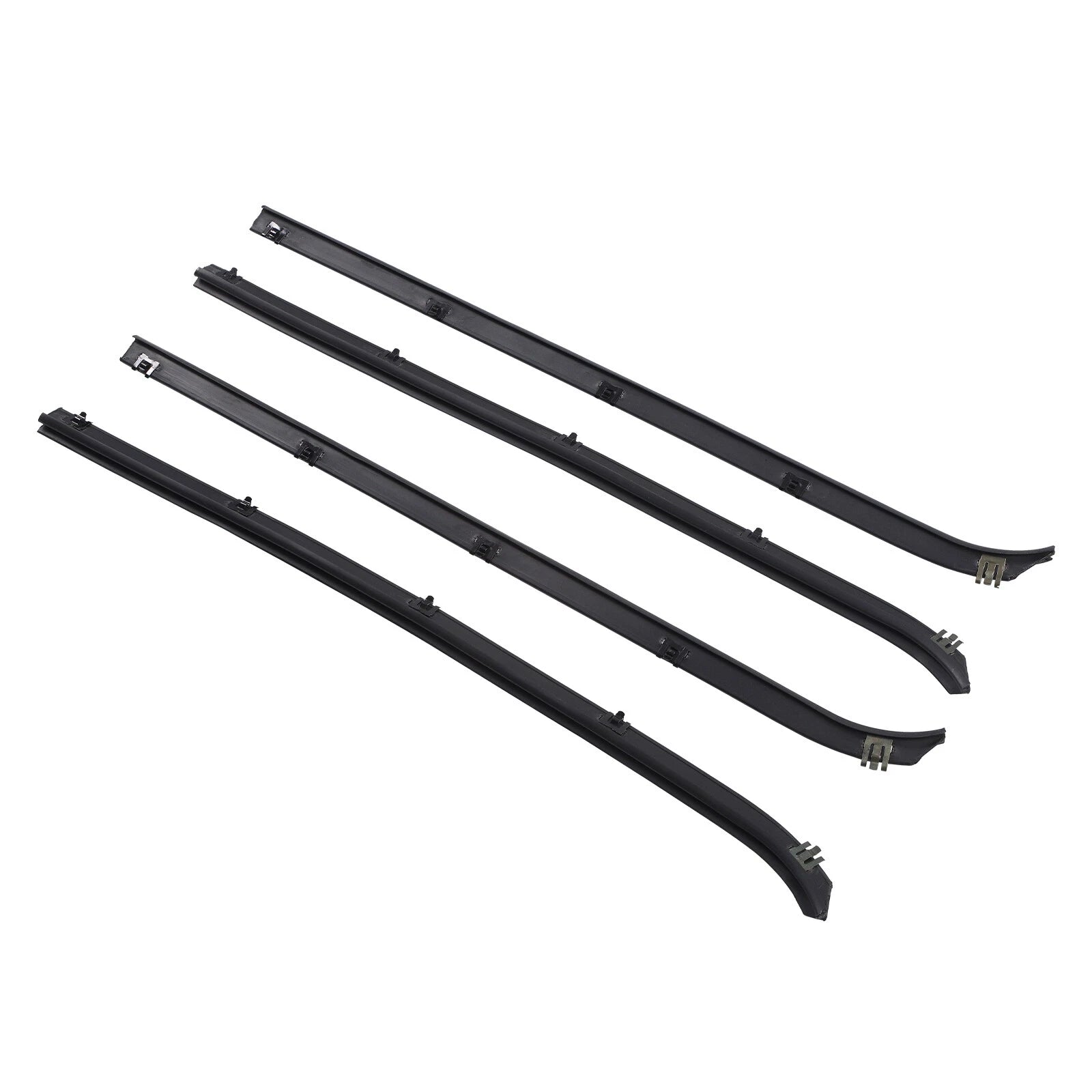 Set of 4 Door Window Weatherstrip Seals for Dodge Truck D/W (1980–1993)