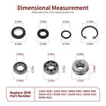 Water Pump Gasket Bearing Seal Kit for Kawasaki Brute Force 300 (2012–2024)