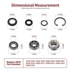 Water Pump Gasket Bearing Seal Kit for Kawasaki Brute Force 300 (2012–2024)