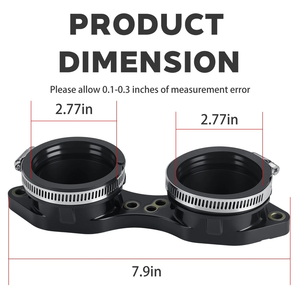 Throttle Body Adaptor 1205213 for Polaris General XP 1000 / XP 4 1000 (2021–2025)