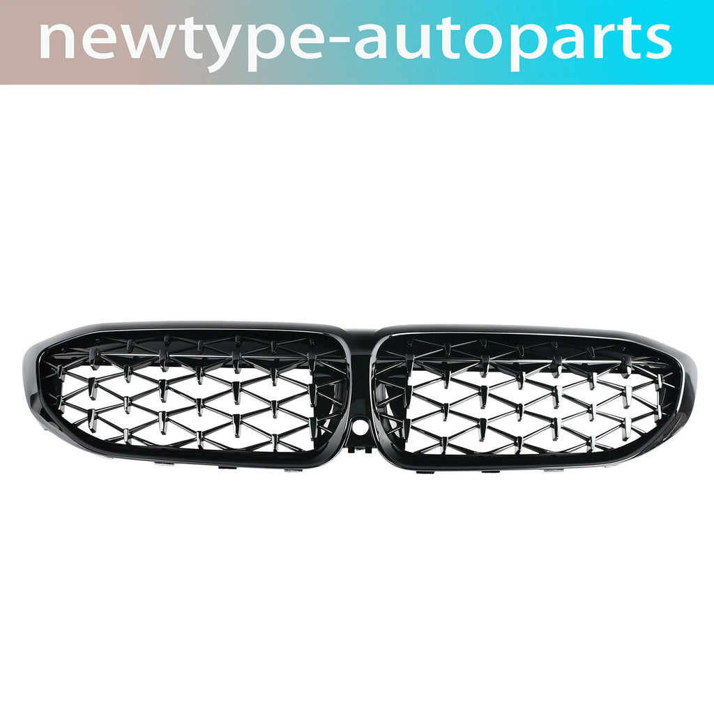 Gloss Black Diamond Front Kidney Grille for BMW G20 G21 (2019–2022)