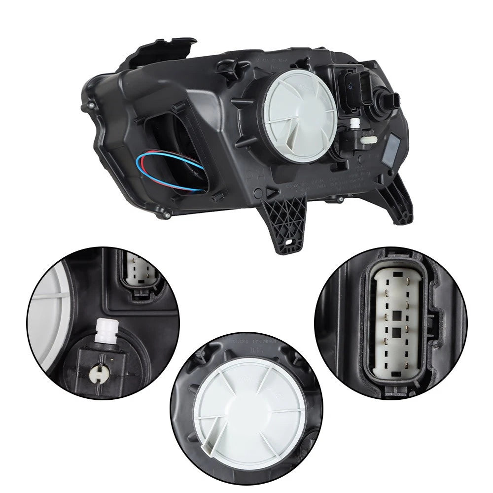 Projector Headlight Passenger Side HID/Xenon w/LED for Ford Mustang (2013–2014)