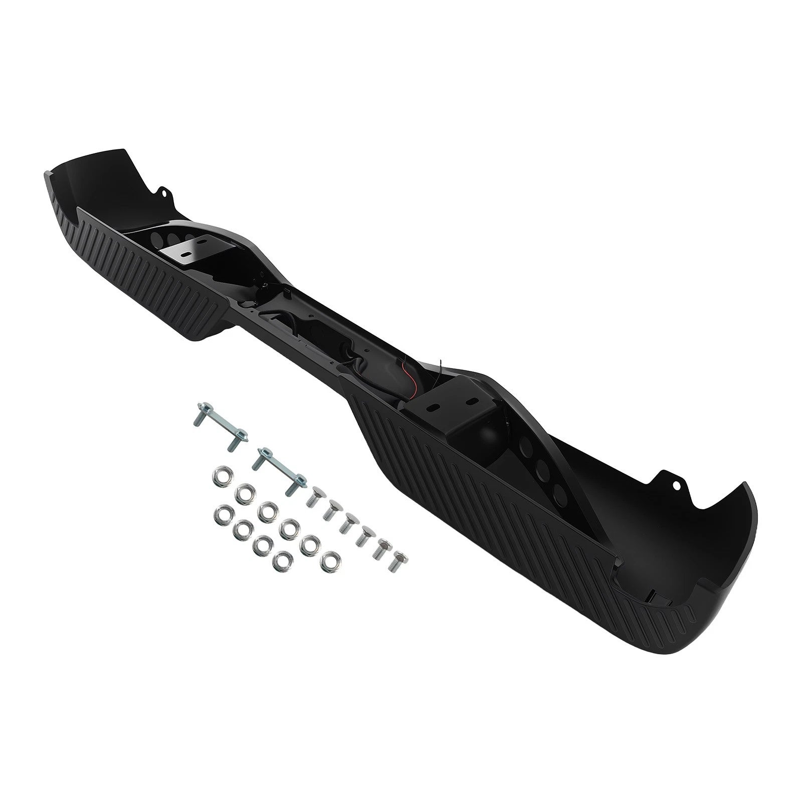 Black Rear Bumper for Ford F-250 XL XLT (1999) YL3Z17D826AA Steel Bolt-On
