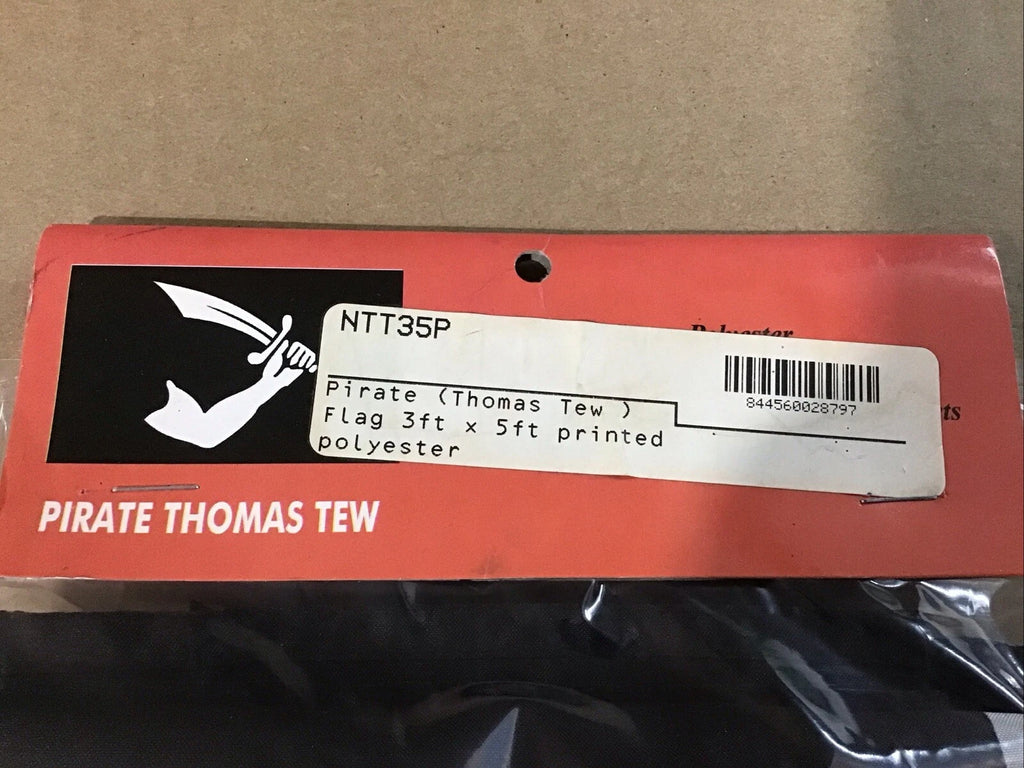 Pirate-Thomas Tew Flag NTT35P for Automotive Use (New Old Stock)