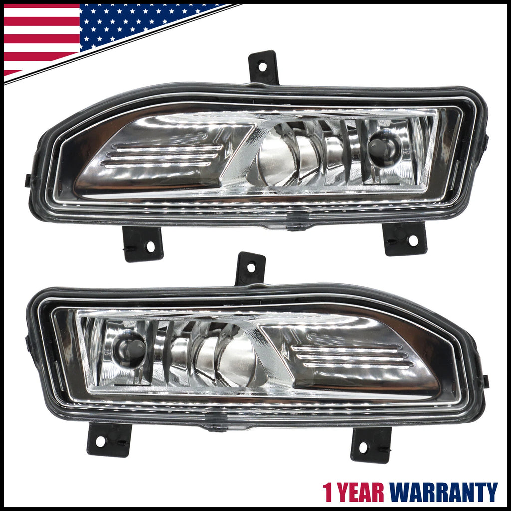 Front Fog Lights for Nissan Frontier (2022–2024) - Clear Glassy