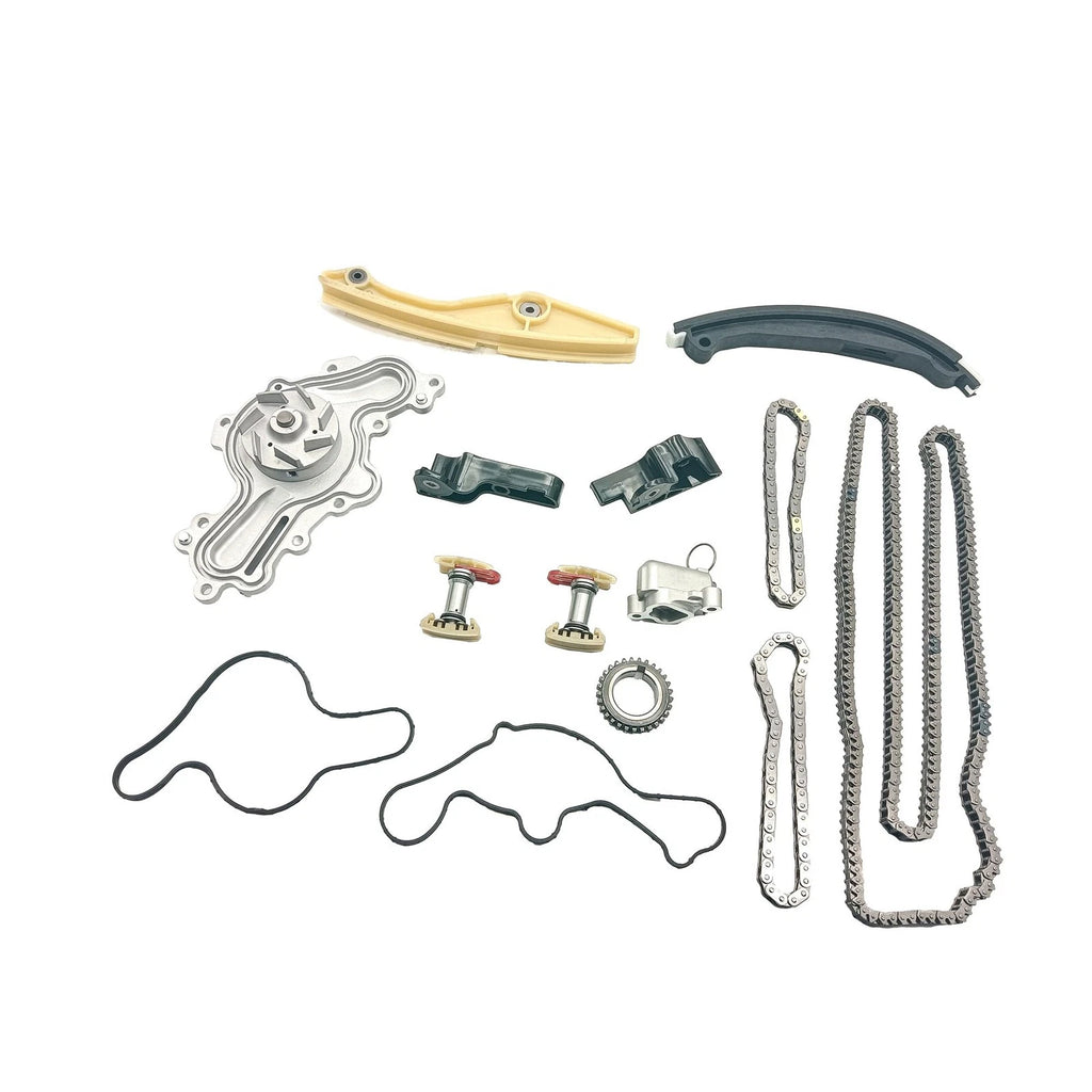 14x Engine Timing Chain Kit with Water Pump for Ford Taurus Flex MKX MKZ (2008–2019)