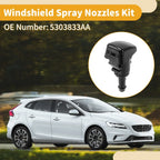 Windshield Washer Nozzle Kit for Chrysler 300 (2006-2010) - 1 x Fluid Hose