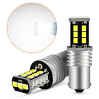 Set of 2 LED Reverse Light Bulbs for AUX 2400LM 1156 P21W/T15